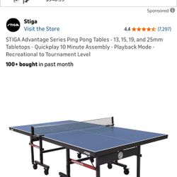 Used Stiga ping-pong table