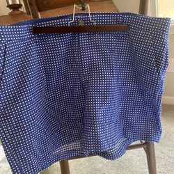 Old Navy Royal And White Check Size 20