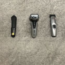 Panasonic and CONAIR trimmers