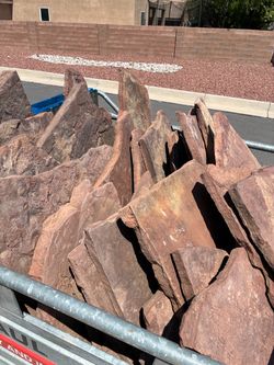 Large Red Rock Pavers