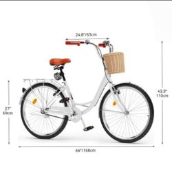 26" Beach Cruiser Women's Bike 