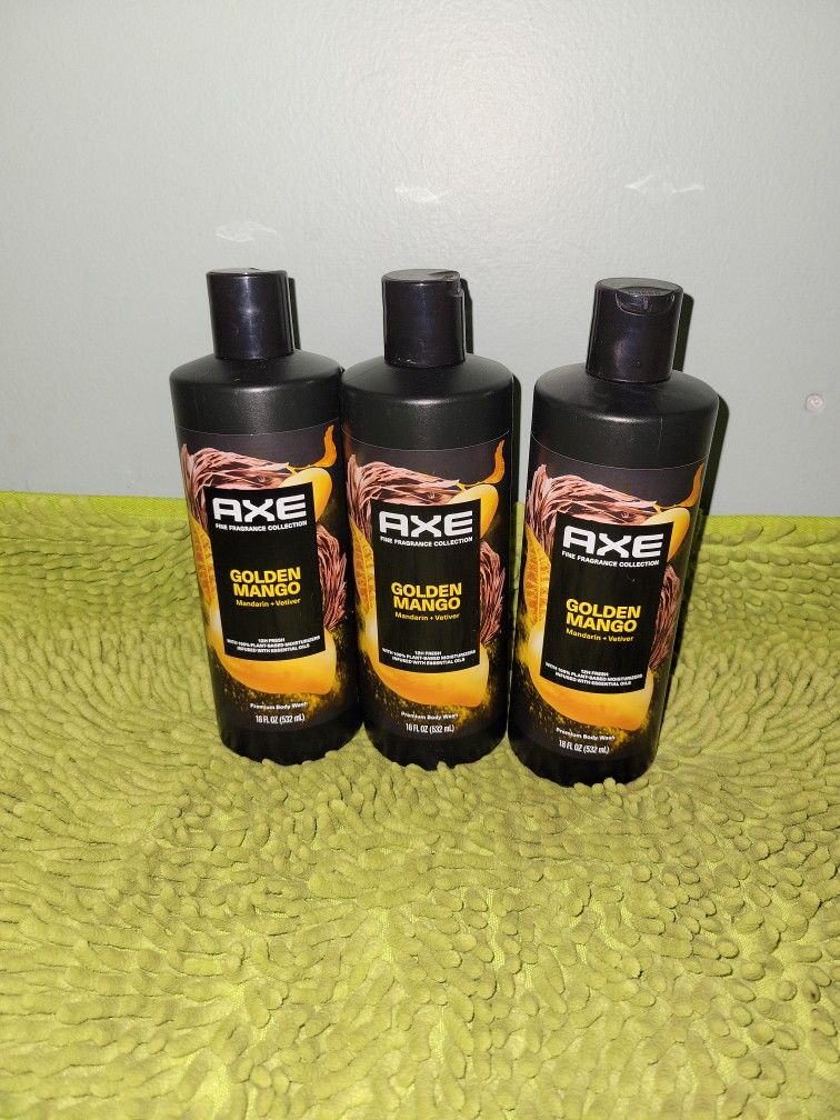 3 Axe Bodywash 18oz Golden Mango 12hr Fresh