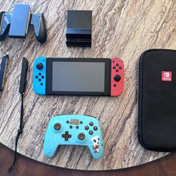 Nintendo Switch With travel Case & Travel Dock