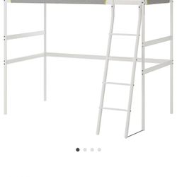 2 twin loft beds frame only no mattress for sale 