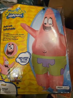 Inflatable Patrick star costume