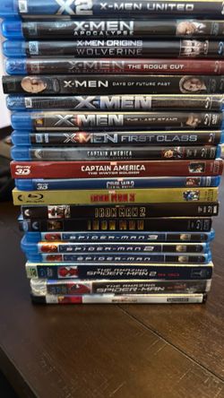 31 Marvel Collection Blu-ray Movies Some Unopened