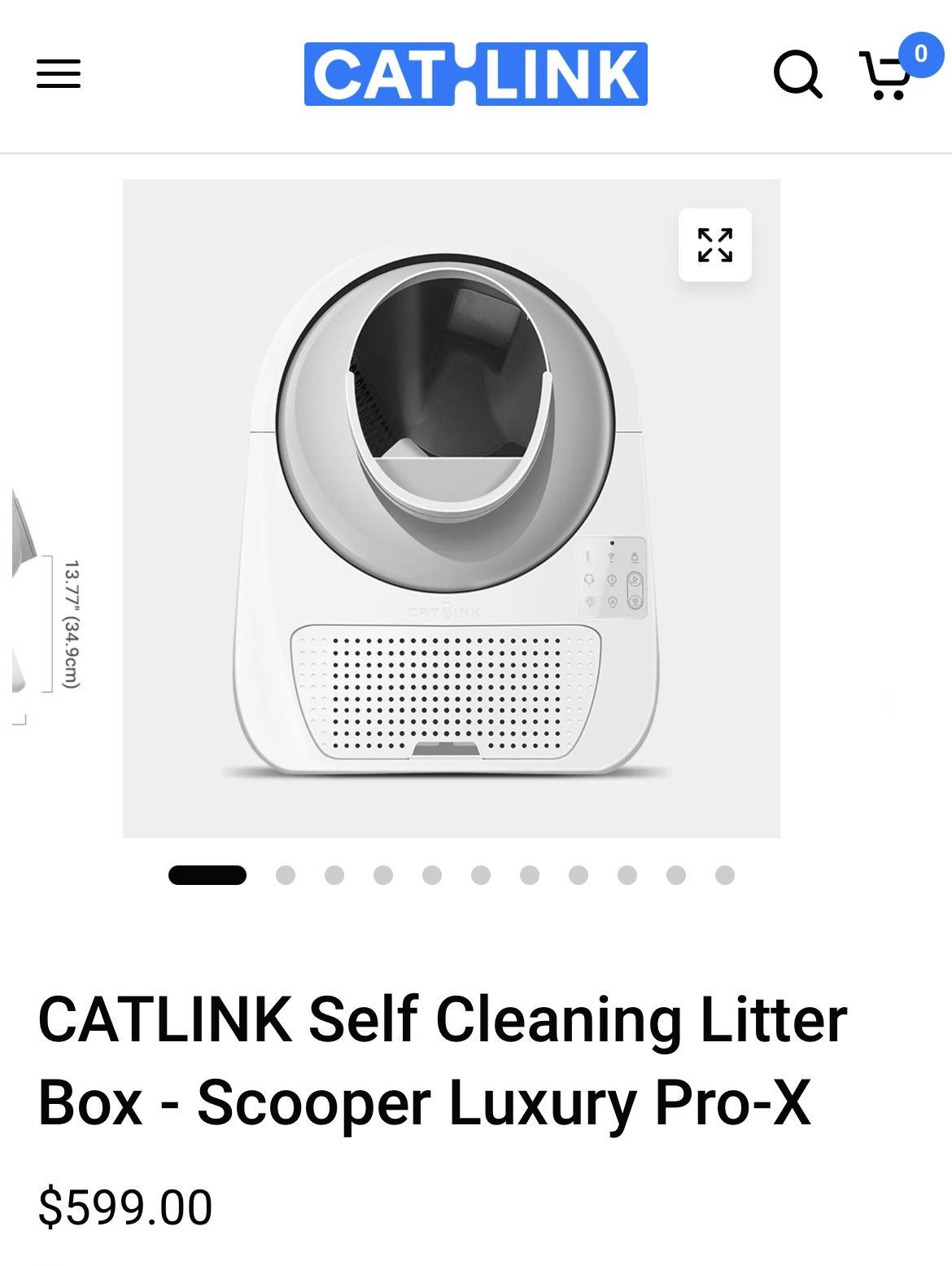 CATLINK Self Cleaning Litter box NEW
