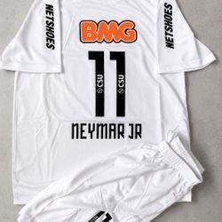 Neymar Jr Santos Retro Jersey Kids Set