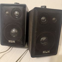 KLH Linear Dynamics Model 403 Bookshelf Speakers (Pair) 6 Ohm 40 Watt Tested