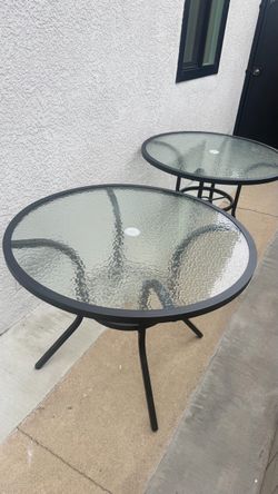 Round Glass Top Tables