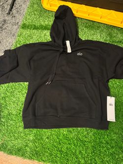 Alo Yoga Black Pullover Hoodie with Tags