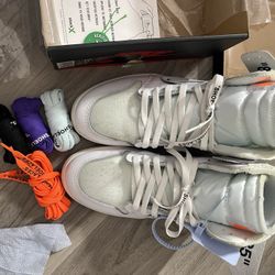 Massive Price Drop!  AJ1 Off white “euros” sz 10.  Hardly Worn Like New 