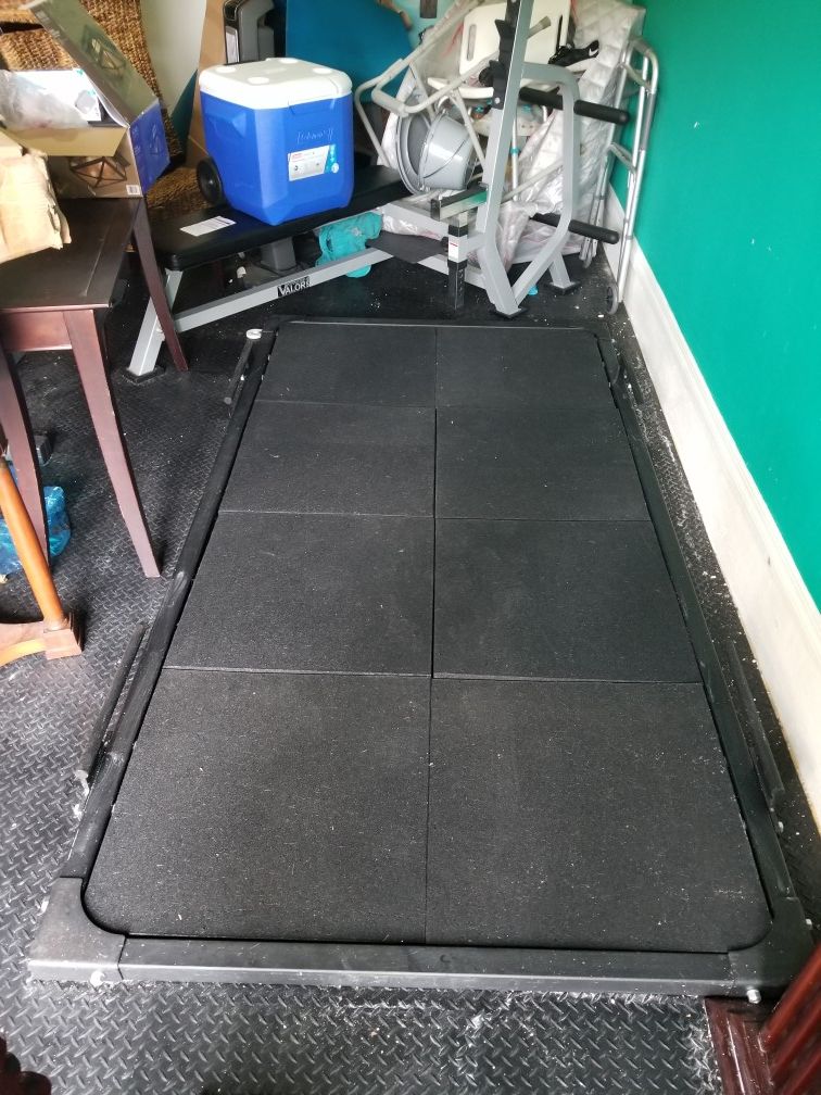Rogue Deadlift Platform + Rubber Tiles