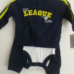 Brand New Baby Boy 3 Piece Set Size Newborn $20 Pick Up Only In Bakersfield In The 93308 Area No Holds Cash Only 