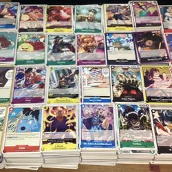 3500+ Anime One Piece Regular Bulk card Lot (NO Foil Cards)