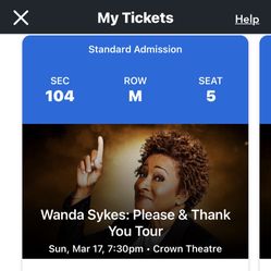 3 Tickets To See Wanda Sykes