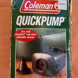  Coleman QUICK PUMP 5999-200C for QUICKPUMP or other inflatable air bed/mattress