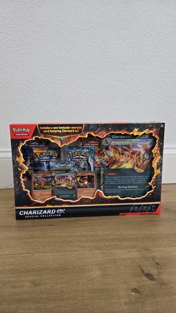 For Sale:
Brand New Still Sealed Pokemon Trading Card Game TCG Charizard ex Special Collection