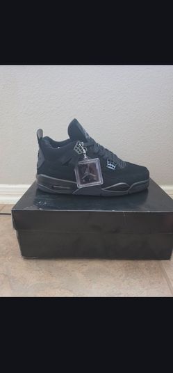 Air Jordan 4 Retro “Black Cat” – Triple Black – New With Box