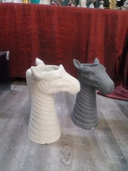 Awesome new zebra heads flower planters high quility made of resin