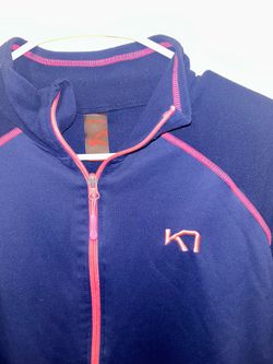 Kari Traa fleece zippered sweatshirt Size XL