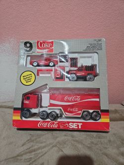 Coca-Cola Toy truck set original