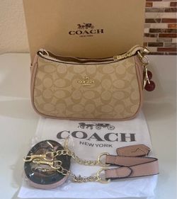 Small light brown purse for women