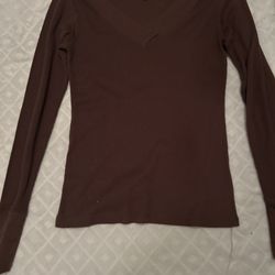 Dark brown long sleeve