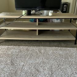 Tv Stand Tan And Black