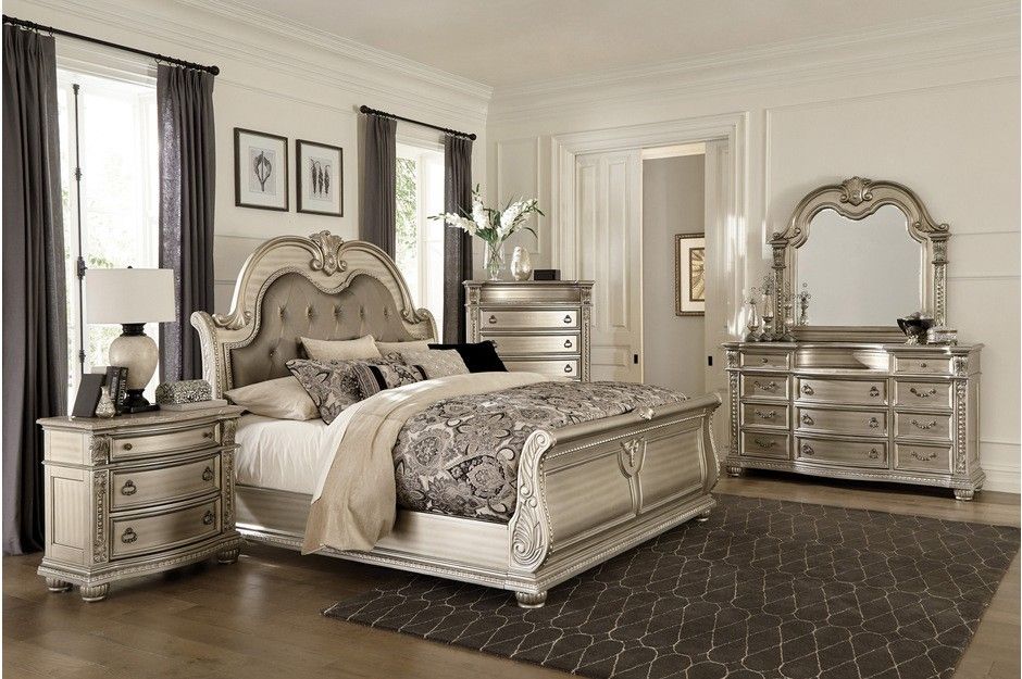 Beautiful Solid Master Bedroom Set Queen BACK TO SCHOOL SALE