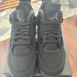 Jordan 4 Retro Black Cat Size 6.5y