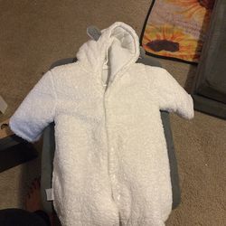 White Snow Suit For Baby 