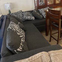 Gray sectional brand new 799