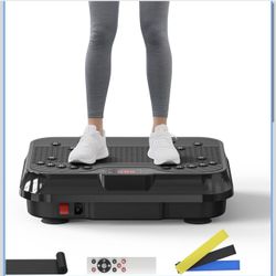 Vibration Plate Exercise Machine, Vibrating Plate for Lymphatic Drainage, 400 Lbs Capacity 250 Speed Levels Whole Body Fat Burner Weight Loss Shake Bo