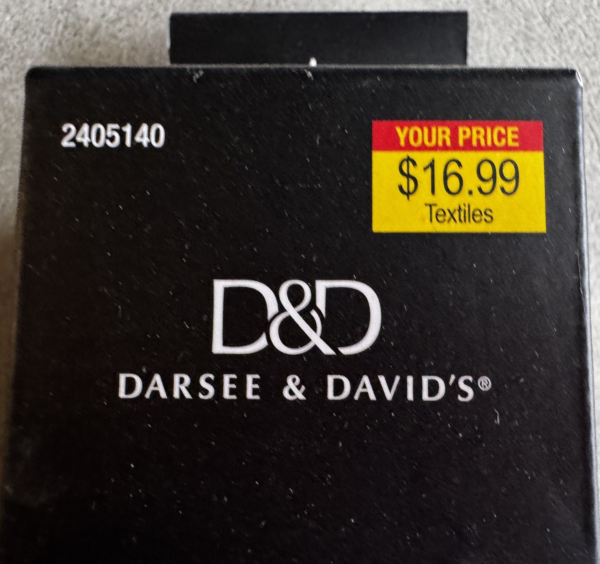 D&D Darsee & David's Black Adjustable Drapery Roa 66-120 inches