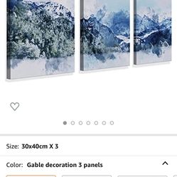 Abstract canvas wall art