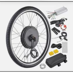 Electric Bike Conversion Kit 48V 1000W 26" Front/Rear Wheel Powerful Motor E-Bike Conversion Kit Dual Mode $100