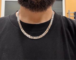 20” 6mm Solid 925 Sterling Silver Cuban Link Chain – 55g