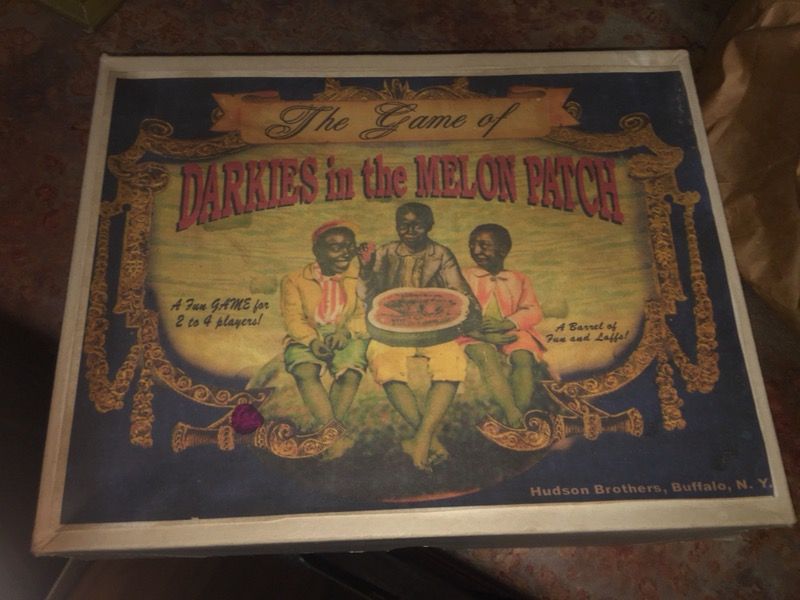 1926 Antique “Darkies in the Melon Patch” Board Game