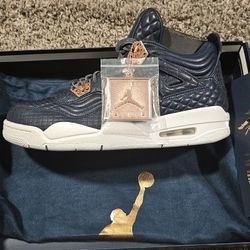 Jordan 4s "Obsidian " DS Size 9 Brand New 