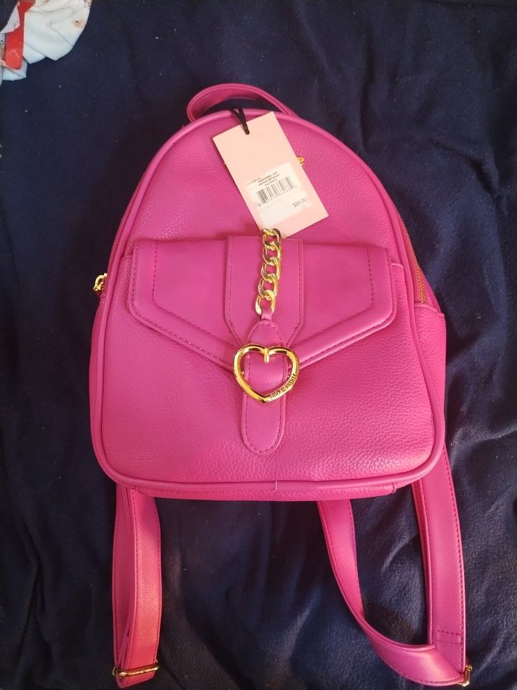 Juicy Couture Mini Backpack Raspberry Tart