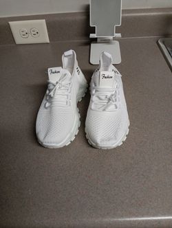 White sneakers