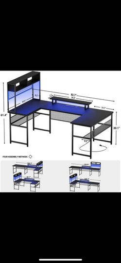 Modular L‑Shaped Desk – Gently Used