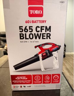 New Toro 60V Max Leaf Blower Kit