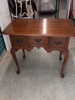 Vintage Leopold Stickley Cherry Valley 3-Drawer Side Table