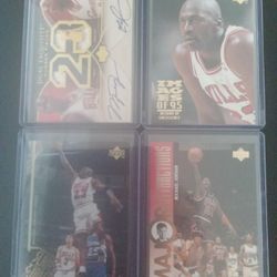 7 card Michael Jordan Lot.