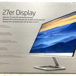 HP 27er 27" IPS LED HD Monitor, 2 available