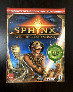 Vintage Sphinx and the Cursed Mummy – Prima Official Strategy Guide (2003) VG+