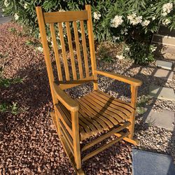 Wood Maple Rocking Chair