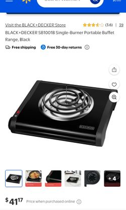 Black +Decker buffet Range